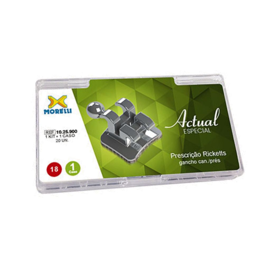 Kit Bracket Ricketts Actual Especial .018″ Gancho Can./Pres 10.25.900 ...